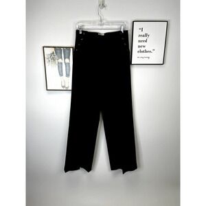 Milly of New York 100% Wool Black Dress Pants SZ 8